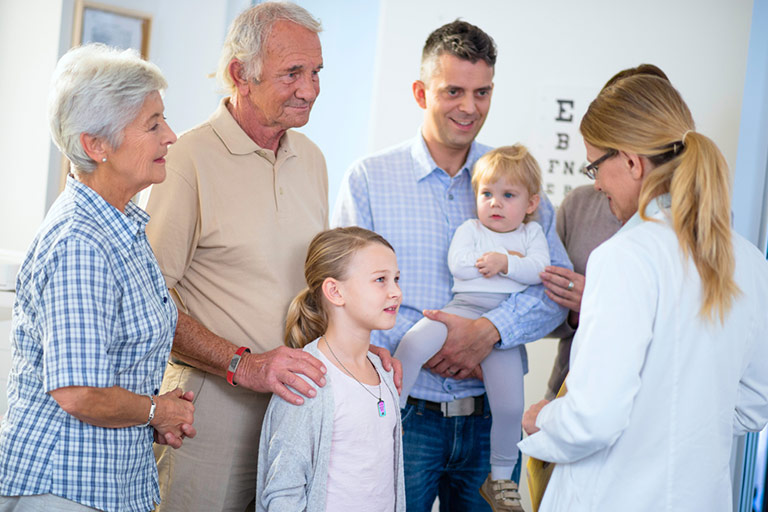 Family at the Doctor Family at the Doctor